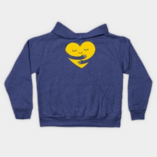 Ukraine Strong From Hug Day Kids Hoodie